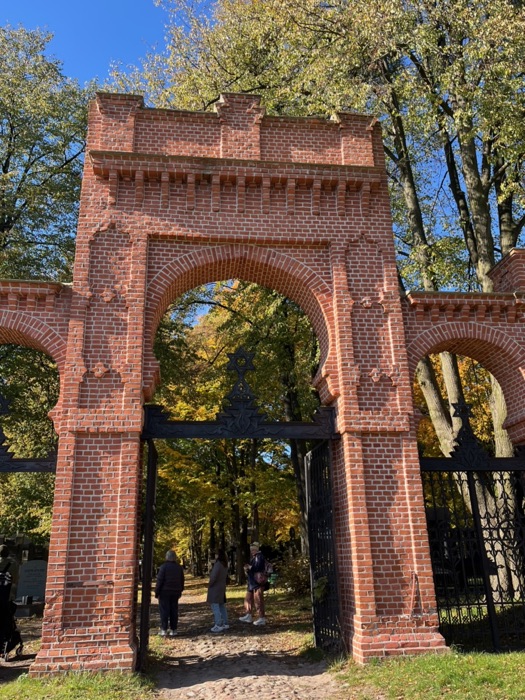 Portão do Cemitério Judeu de Łódź