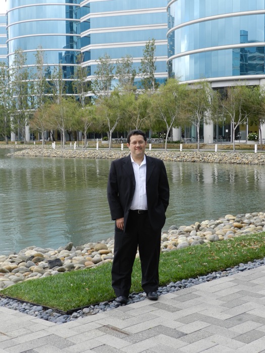 Jorge Toledo no campus da Oracle em Redwood Shores, 2011